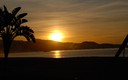 malaga  amaneciendo