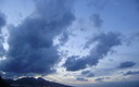 ceuta con un manto de nubes