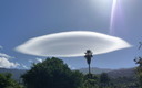 Nube lenticular sobre el valle