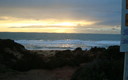 atardecer con lluvia