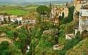 El Tajo exuberante de vegetación.