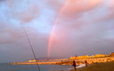 ARCO IRIS EN EL PUERTO DE MALAGA