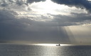sol oculto por nubes