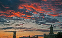Atardecer en Alfajarín (Zaragoza)