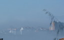 Amanece con niebla en Oviedo