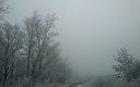 frio y niebla en Palencia