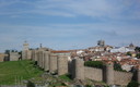 Panóramica de Ávila y los Cuatro Postes.