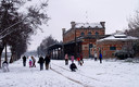 NIEVE EN LA ESTACION