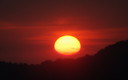puesta de sol desde benaocaz