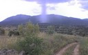 Tormenta en forma de tornado