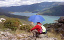 El sol, la lluvia y el paraguas