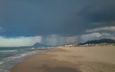 tromba de agua sobre denia