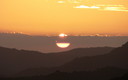 Puesta de sol desde el castillo de aracena