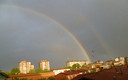 Todos los días un Arco Iris doble.