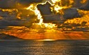 Atardecer en la costa