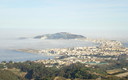 Ceuta bajo la niebla