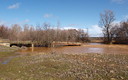 Fuerte crecida del río Eria (Arrabalde-Zamora)