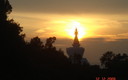 Stupa encendida