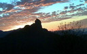 atardecer en Tejeda