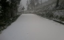 nieve en archanda (bilbao) esta mañana