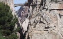 caminito del rey.......puezta de sol en laguna zala