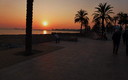 Puesta del sol en Playa Roses 18.02.2011