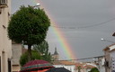 a la caza  del arco iris