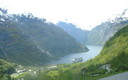 Vista de un fiordo noruego