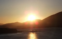 una puezta de sol
