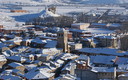 Aguilar de Campoo nevado