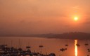Amanecer sobre Baiona