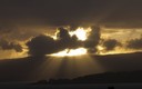 puesta de sol de abril