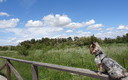 Viendo las nubes en la Laguna de Medina