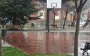 Tromba de agua en Palencia y posterior nevada