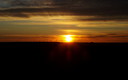 Puesta de sol desde el mirador de Autilla