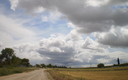 Nuves y viento en Linares