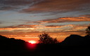Atardecer al rojo vivo!!