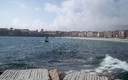 nubes y olas