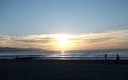 Amanecer en la playa de Málaga!