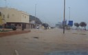 inundación en la frontera del Tarajal