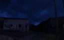 Tormenta al atardecer.