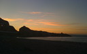 El atardecer de la playa de calamocarro